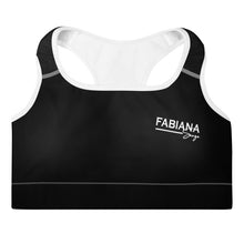 Padded Sports Bra By Bodybuilding Champ Fabiana Souza - Black Color