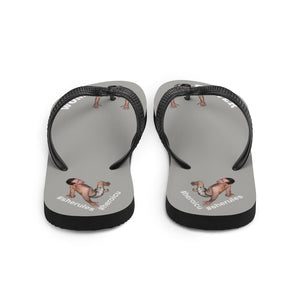 back-best-woman-power-flip-flops-tiny-man-bows-down-gray-white-letters