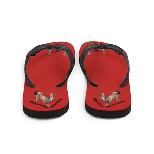 back-best-woman-power-flip-flops-tiny-man-bows-down-red-black-letters