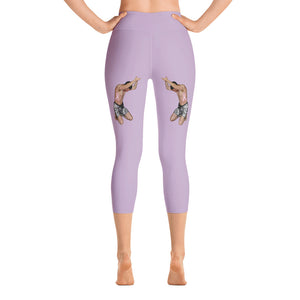 best-womens-awesome-goddess-pale-purple-capri-leggings-white-lettering-men-support-you-on-back-viral-back-view-heroicu
