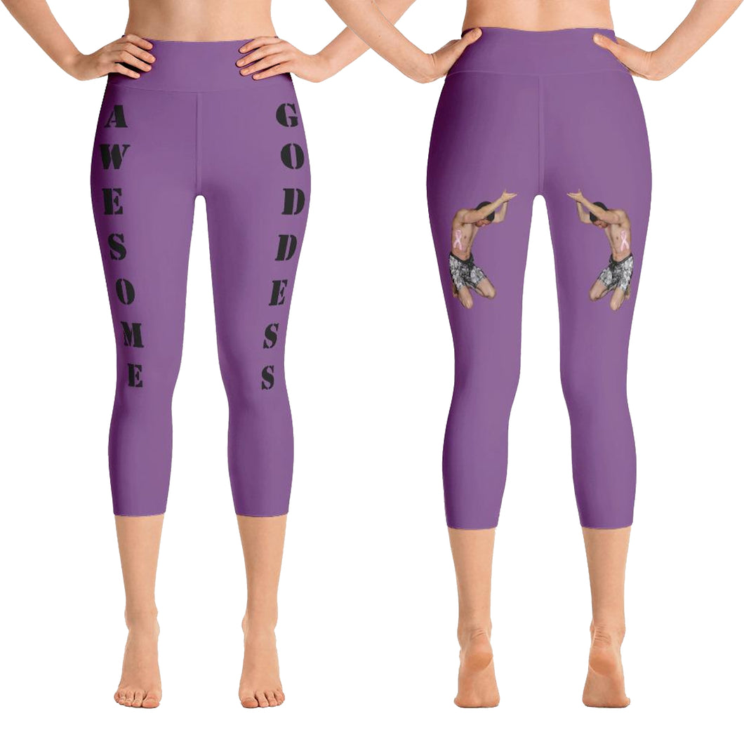 best-womens-awesome-goddess-purple-capri-leggings-black-lettering-men-support-you-on-back-viral-front-and-back-view-heroicu