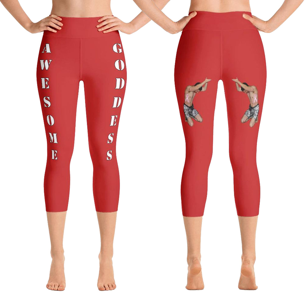 best-womens-awesome-goddess-red-capri-leggings-white-lettering-men-support-you-on-back-viral-front-and-back-view-heroicu