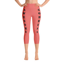 best-womens-awesome-goddess-salmon-capri-leggings-black-lettering-men-support-you-on-back-viral-front-view-heroicu