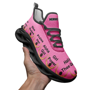 bounce-best-womens-running-shoes-hail-to-thee-queen-pink-color-black-sole-right-shoe-oblique-view-heroic-u
