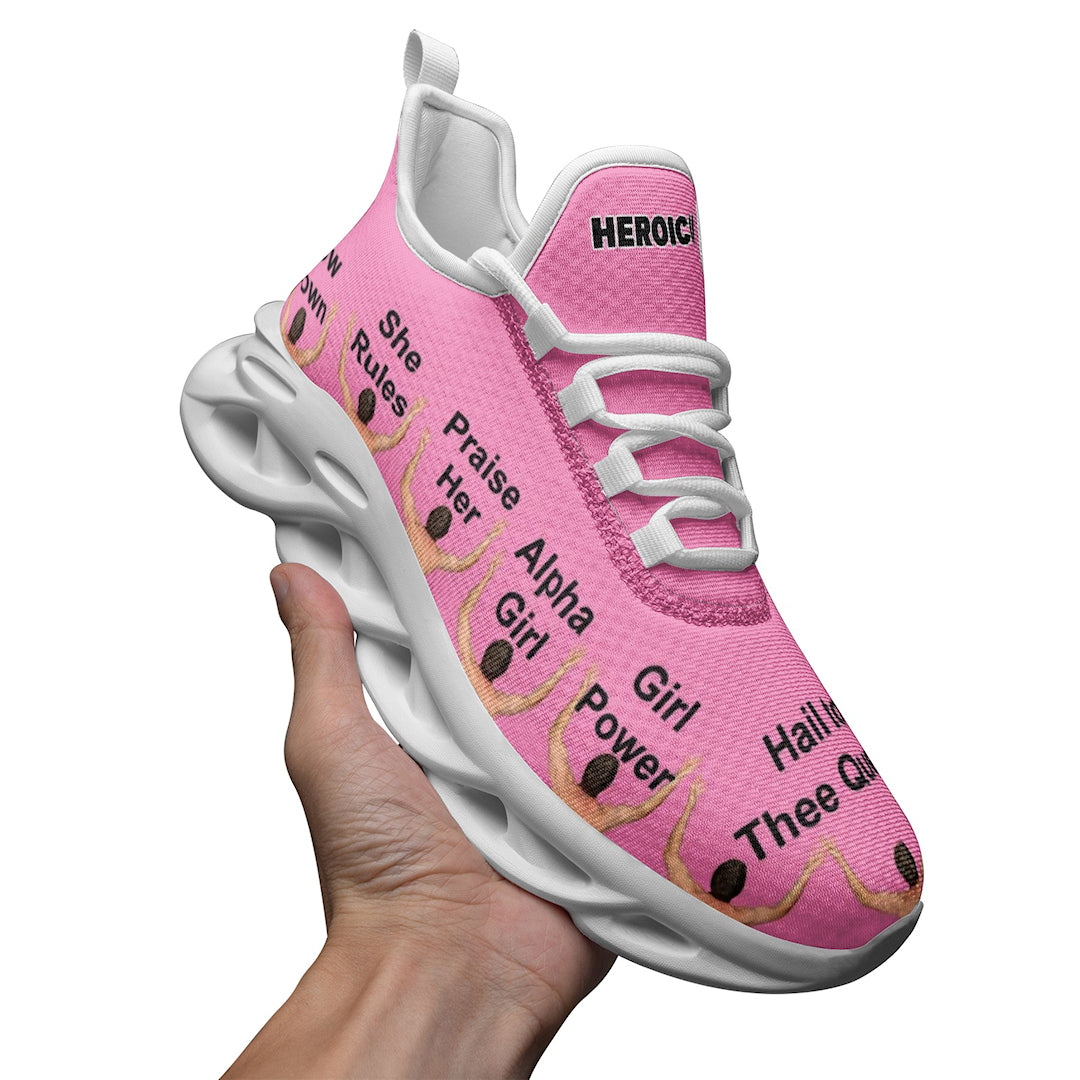 bounce-best-womens-running-shoes-hail-to-thee-queen-pink-color-white-sole-right-shoe-oblique-view-heroic-u