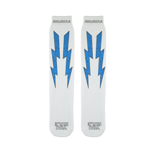 Girls Rule Dark Blue Liquid Lightning (White Sock)