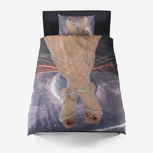 Beehoney839 Duvet Cover with Pillow Cases - Legs stretch to the stars