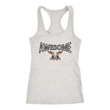 Awesome Womens Racerback Tank Top with 2 Men Lifting Your Girls