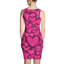 (QOH-2) Queen of Hearts Spandex Dress
