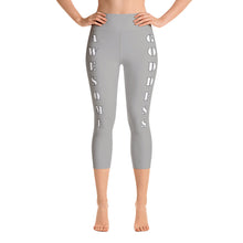 Our best viral leggings gray awesome goddess white letters