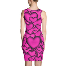 (QOH-1) Queen of Hearts Spandex Dress