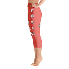 Our best viral leggings salmon woman power white letters