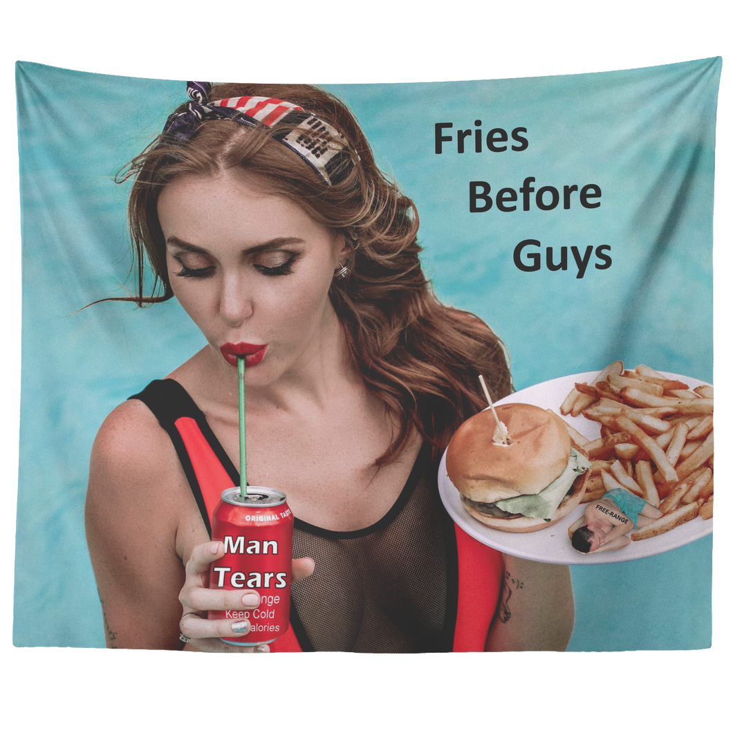 Tapestry - Fries Before Guys Wall Art - 68