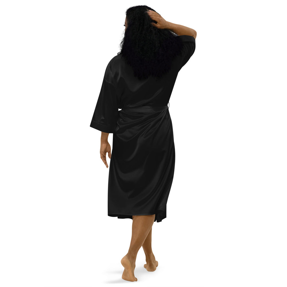HeroicU Satin Robe Embroidered With Your Logo or Name