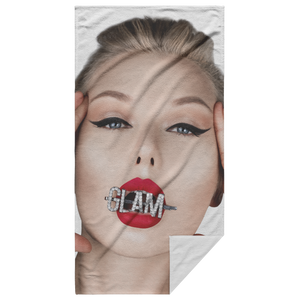 GLAM Beach Towel with Natalia - GET YOUR IMAGE ON A TOWEL