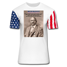 RESPECT THE FLAG SHIRT Black American Soldier Medal of Honor Winner - white