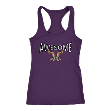 Awesome Womens Racerback Tank Top with 2 Men Lifting Your Girls