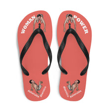Woman Power Fabric Top Flip Flop Sandal Has Men 🙇‍♂️ Bow To Your Toes in 20 Colors White Letters (NEW 2023-04)